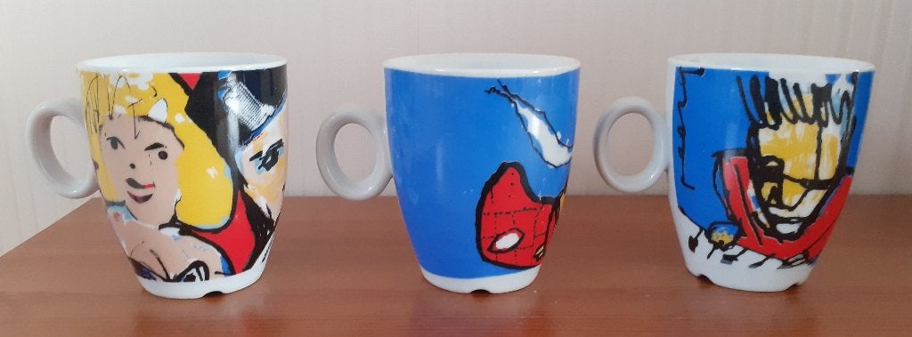 Herman Brood bekers kopjes senseo espresso, Huis en Inrichting, Keuken | Servies, Ophalen of Verzenden, Gebruikt, Overige stijlen