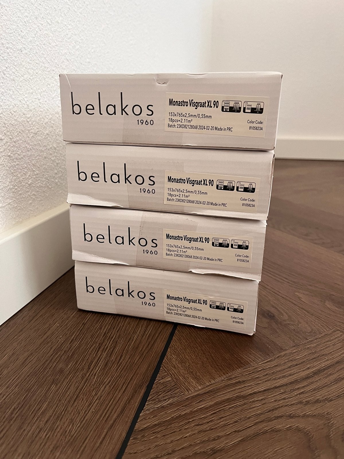 Belakos Monastro Visgraat XL 90 PVC Vloer - Nieuw, Ophalen, Kunststof, 50 tot 150 cm, Overige typen