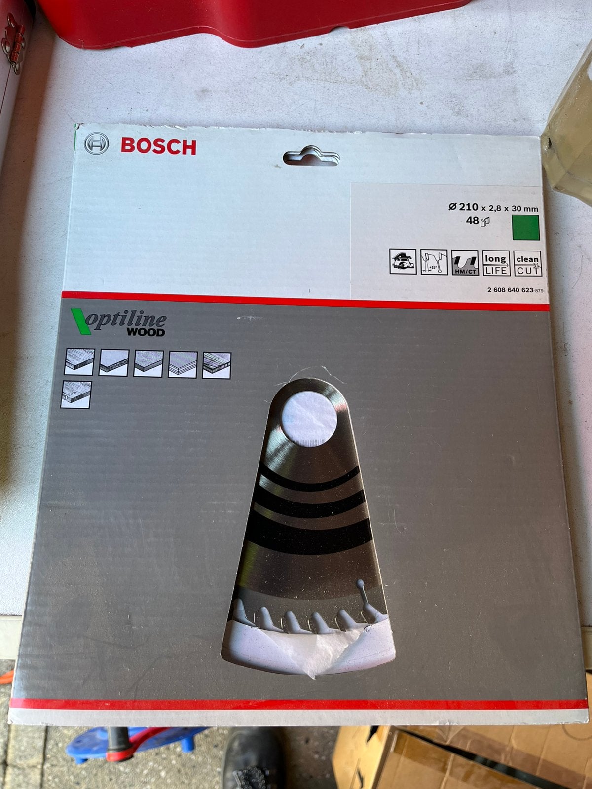 Bosch zaagblad cirkelzaag 210 x 2,8 x 30 2x, Ophalen of Verzenden, Nieuw