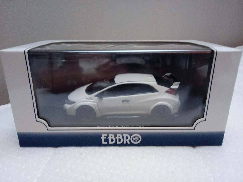 Honda Civic Type R '15 1/43 Ebbro, Hobby en Vrije tijd, Modelauto's | 1:43, Ophalen, Nieuw, Auto, Overige merken