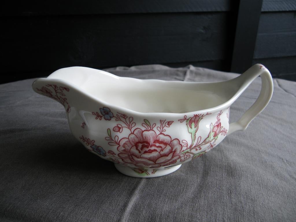 Johnson Brothers/Bros ROSE CHINTZ  Puntgave jus/sauskom, Ophalen of Verzenden, Zo goed als nieuw, Kom(men), Overige stijlen