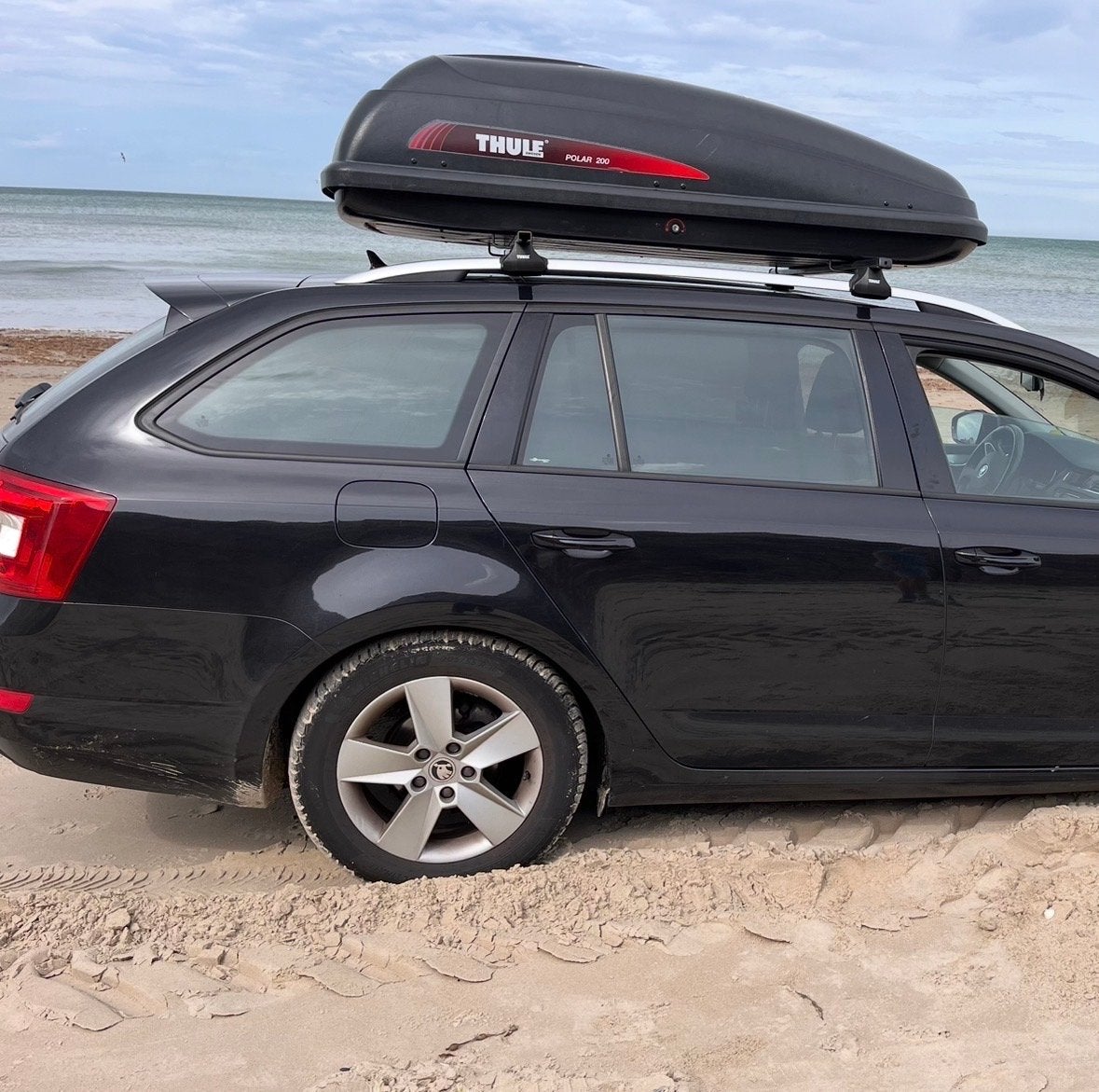 Te huur: Dakkoffer Thule Polar 200 - 450l (5,- pd), Ophalen, Gebruikt
