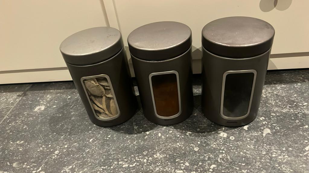 3x brabantia bewaarbussen, Ophalen of Verzenden, Zo goed als nieuw