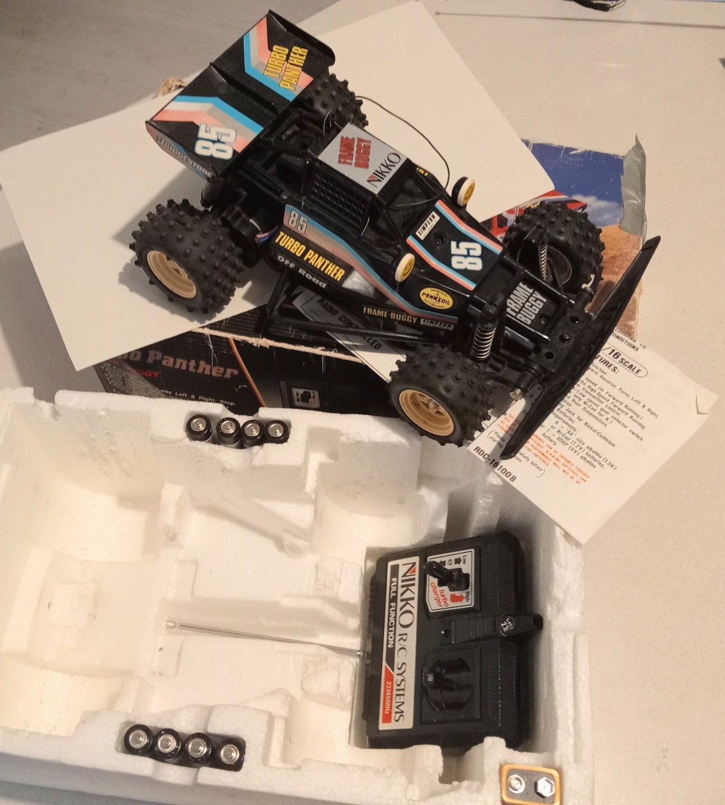 Vintage RC Nikko Turbo Panther, Ophalen of Verzenden, Gebruikt, Overige schalen, Onderdeel
