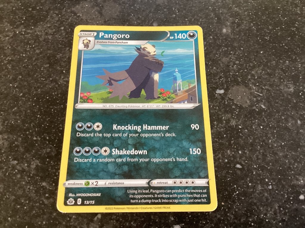 Pokemon kaart pongoro, Ophalen of Verzenden, Nieuw, Losse kaart