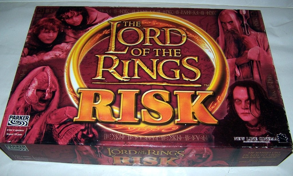 The Lord of the Rings RISK. Compleet/Nwst/Zeldzaam., Drie of vier spelers, Ophalen of Verzenden, Zo goed als nieuw, Parker