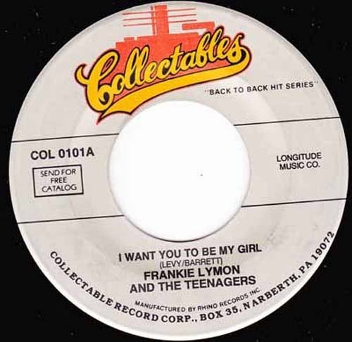 Frankie Lymon and The Teenagers - I Want You To Be My Girl 7, Cd's en Dvd's, Verzenden, Zo goed als nieuw, 7 inch, Pop