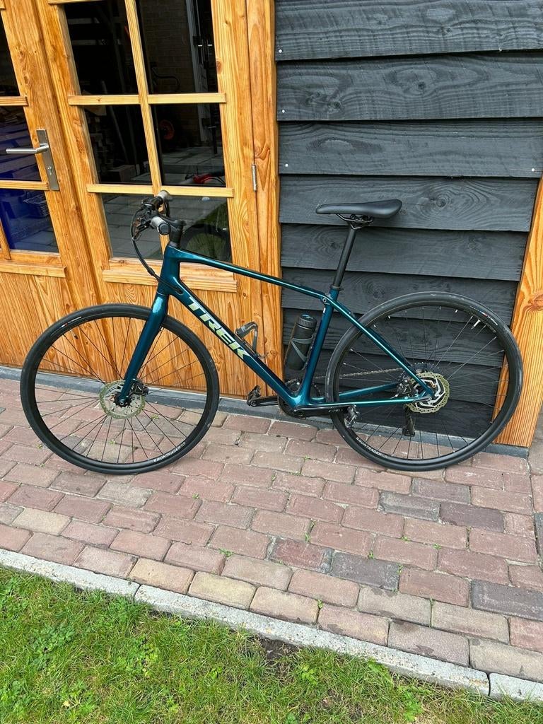 Dames fiets trek fx 4 sport 2021, Carbon, 10 tot 15 versnellingen, Zo goed als nieuw, Dames