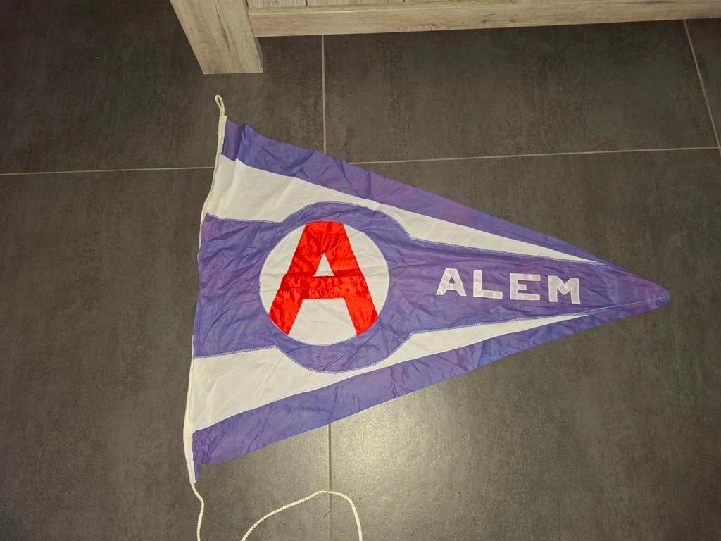 Scheepvaart vlag ALEM, Ophalen of Verzenden, Zo goed als nieuw, Reclamebord