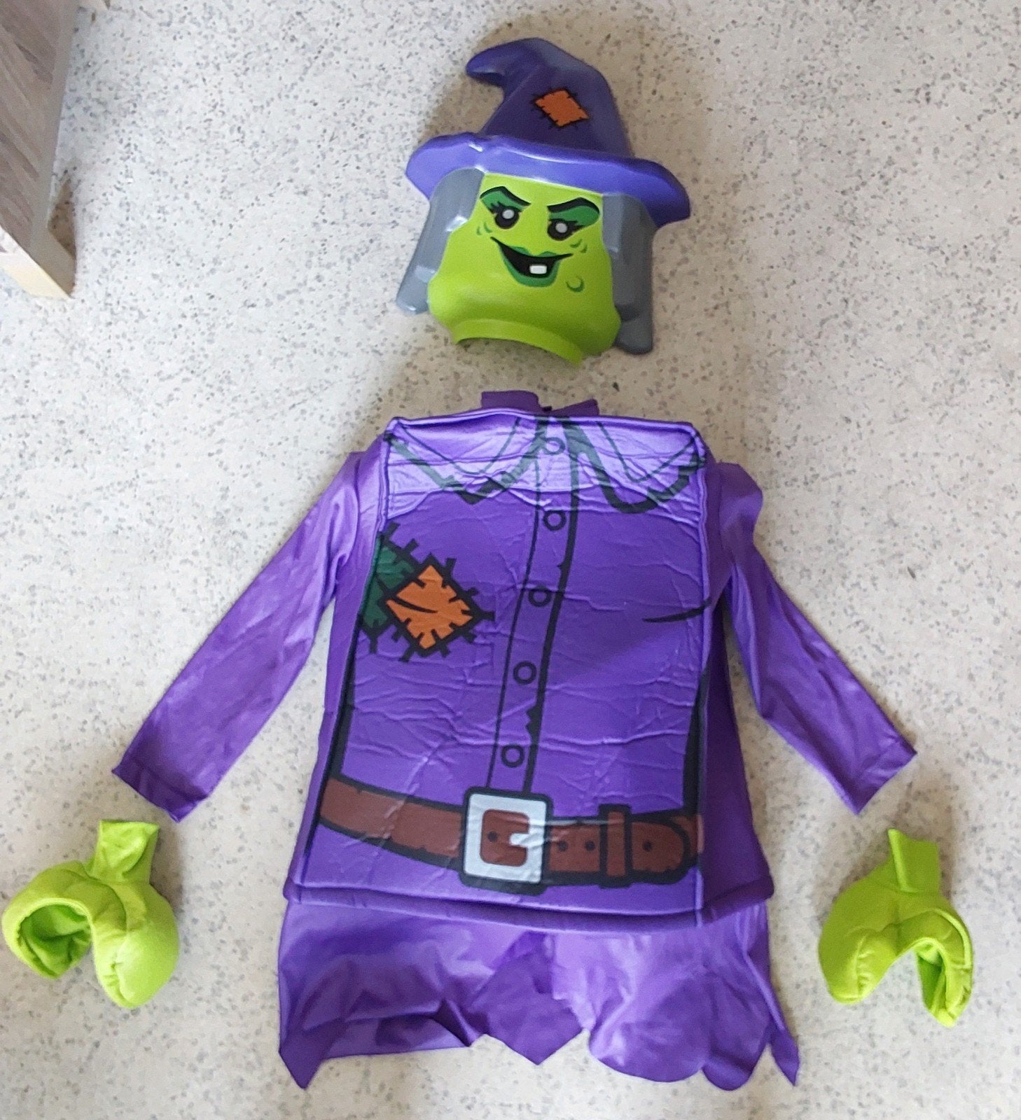 Lego heks kostuum, Kinderen en Baby's, Ophalen of Verzenden, Gebruikt, Jongen of Meisje