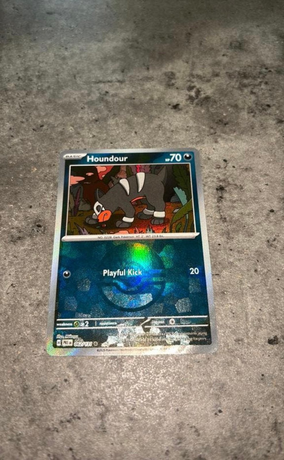 Houndour POKEBALL (062/131) Prismatic Evolutions, Ophalen of Verzenden, Zo goed als nieuw