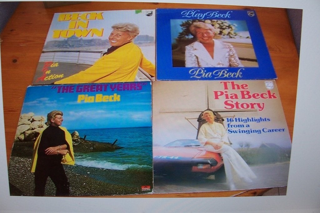 PIA BECK 5 LP'S, Ophalen of Verzenden, Gebruikt, 12 inch, LP