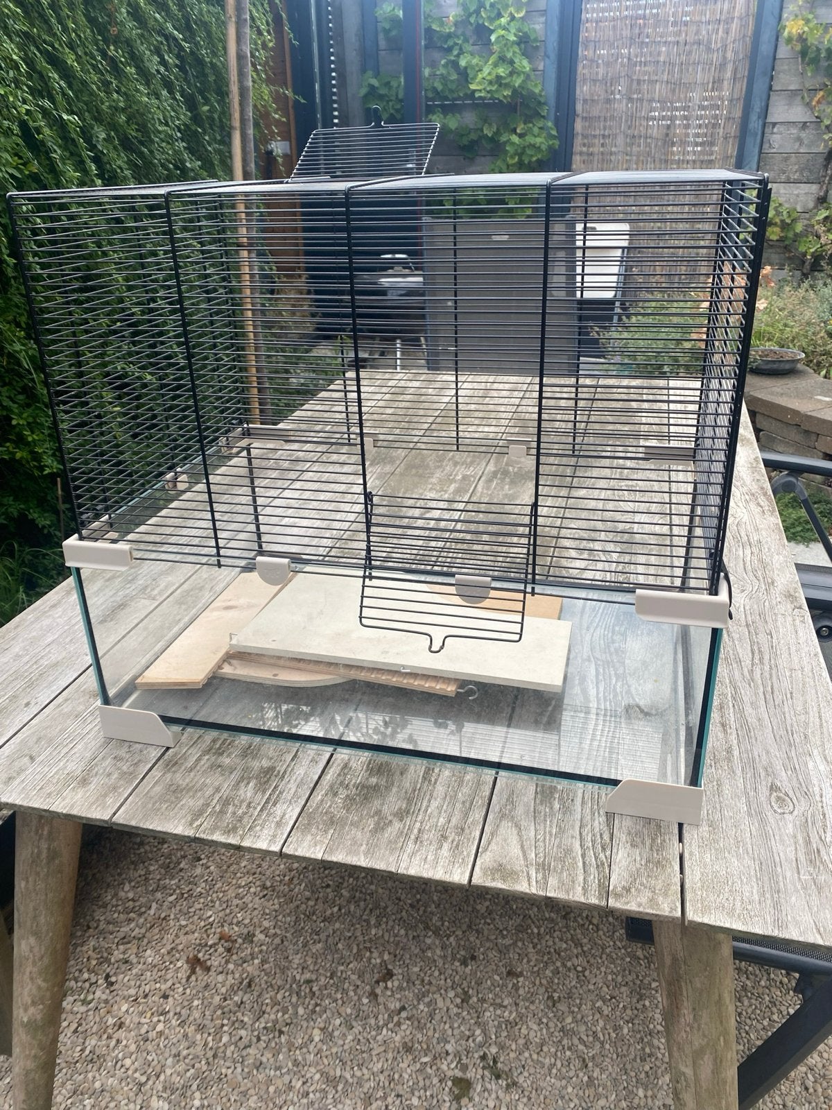 Hamsterhok met accessoires, Minder dan 75 cm, Zo goed als nieuw, Ophalen, Minder dan 60 cm