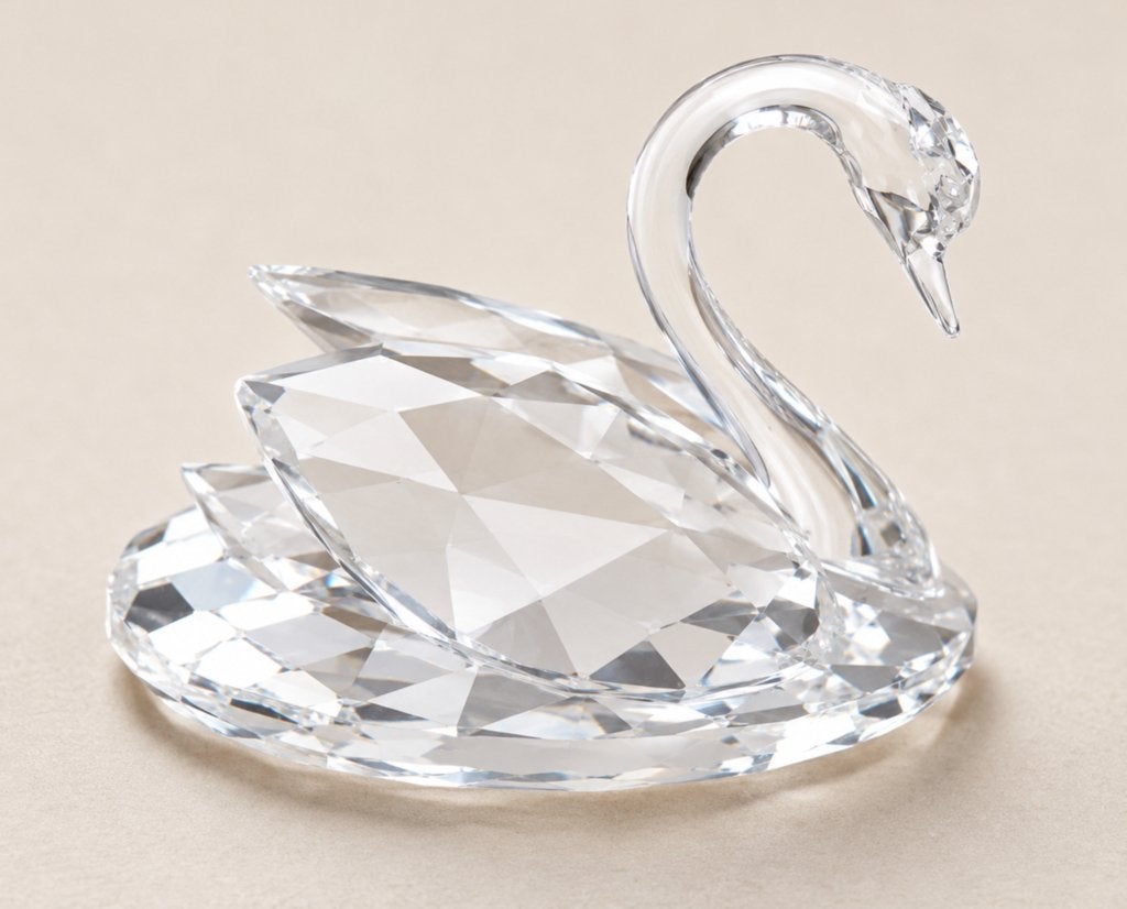 Swarovski Zwaan Mini – met doos & certificaat verzamelobject, Ophalen of Verzenden, Zo goed als nieuw, Figuurtje