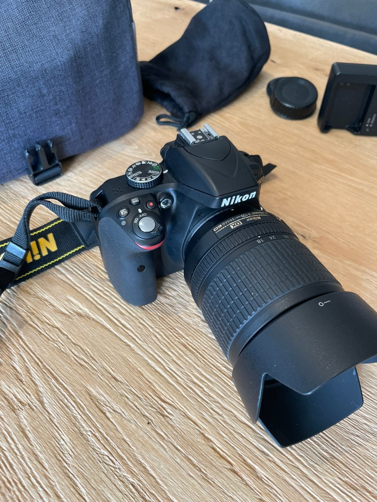 Nikon D3300 digitale spiegelreflexcamera, Audio, Tv en Foto, Spiegelreflex, Screenprotector, Zo goed als nieuw, 24 megapixels