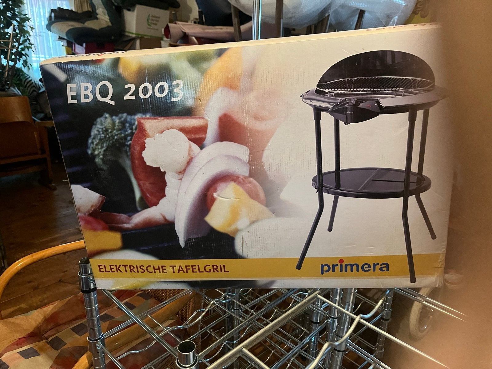 Primera EBQ 2003 Elektrische Tafelgrill barbecue 1800W, Ophalen, Nieuw