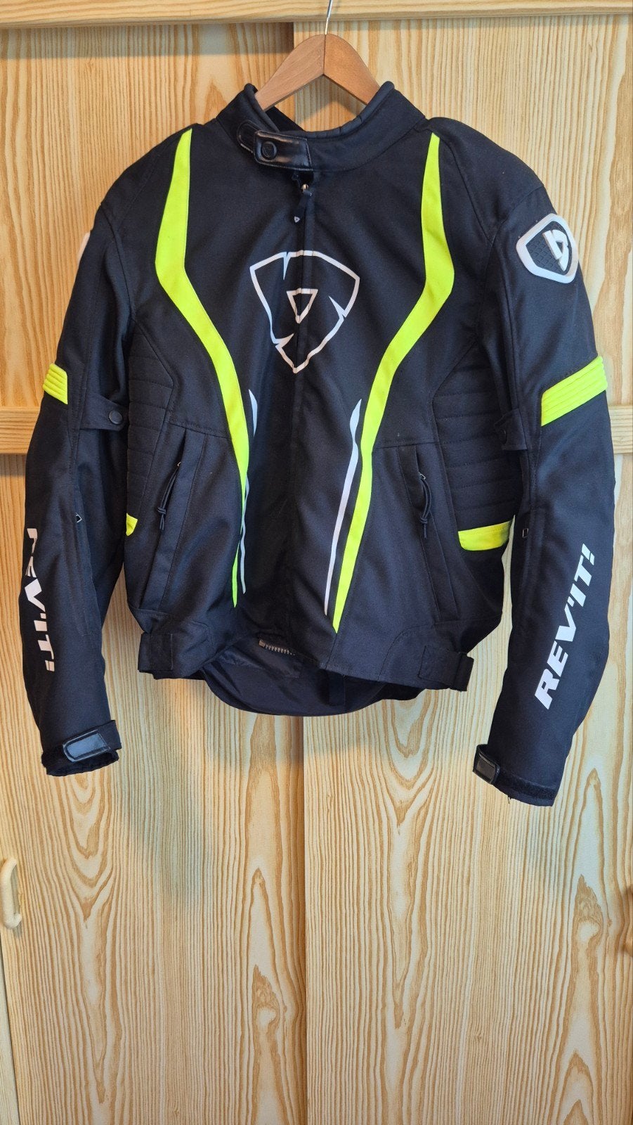 Rev'it Shield motorjas, maat: L, Motoren, Ophalen of Verzenden, Tweedehands, Jas | textiel, Revit REV’IT