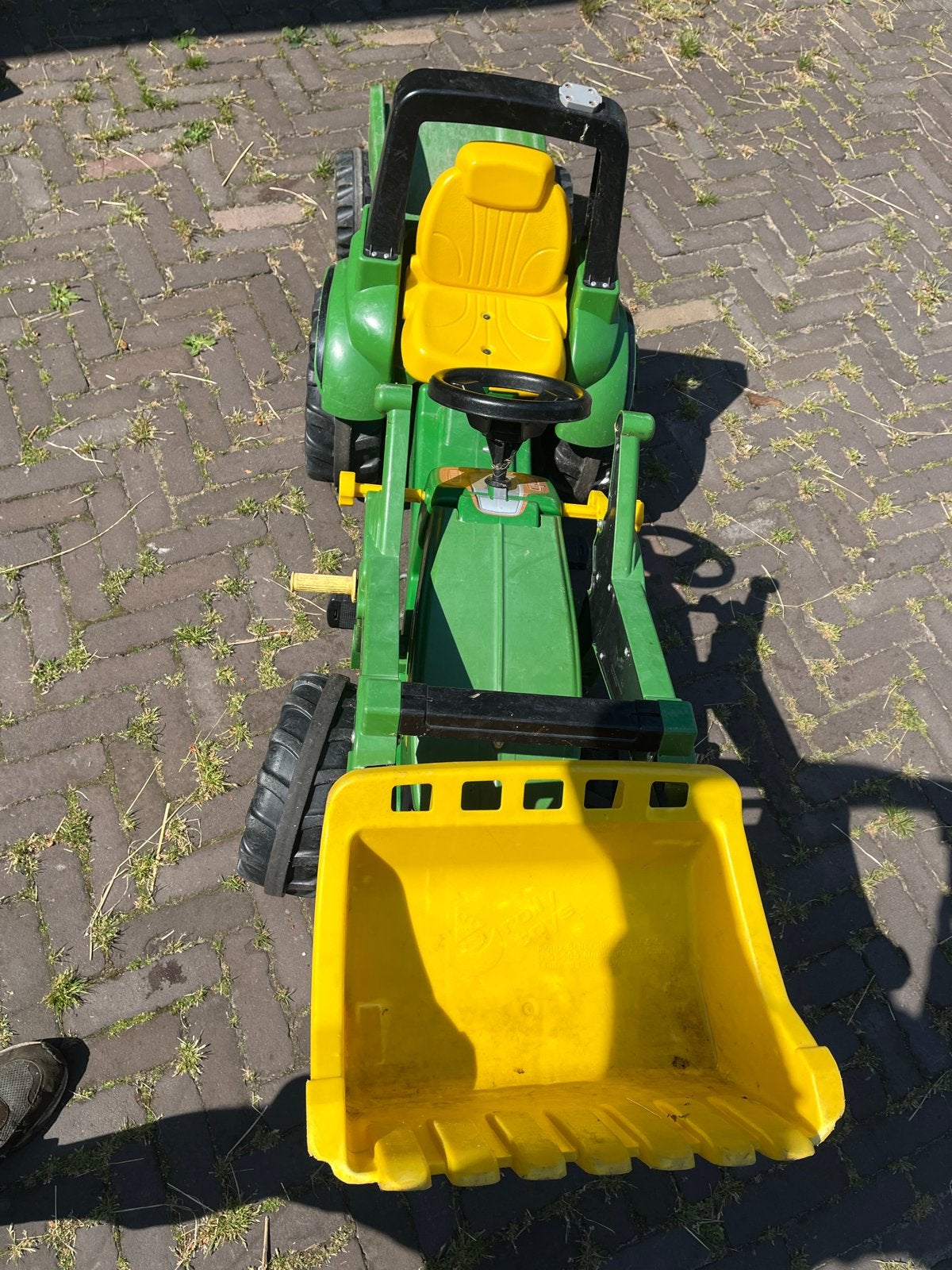 Rolly Toys John Deere traptractor met aanhanger en lader, Ophalen, Gebruikt, Trapvoertuig