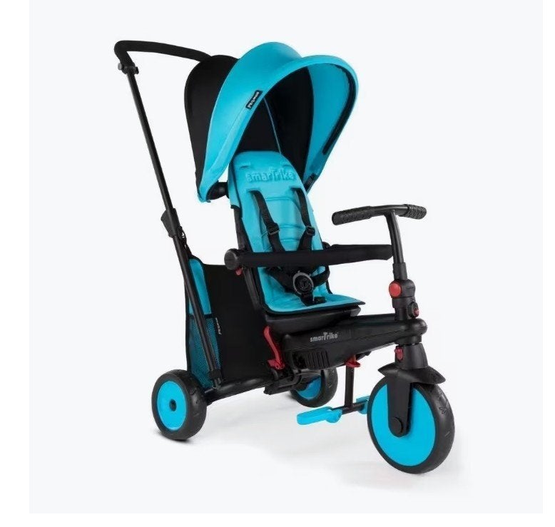 Smartrike driewieler/kinderwagen in blauw, Ophalen of Verzenden