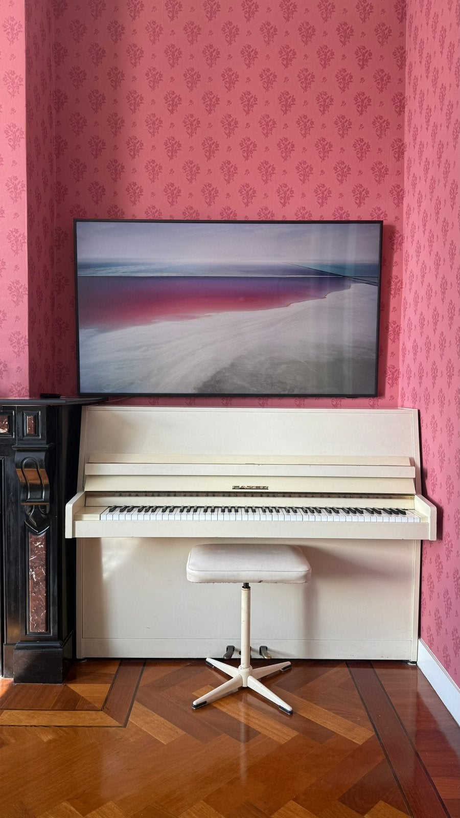 Fazer Piano, Ophalen, Gebruikt, Wit, Piano