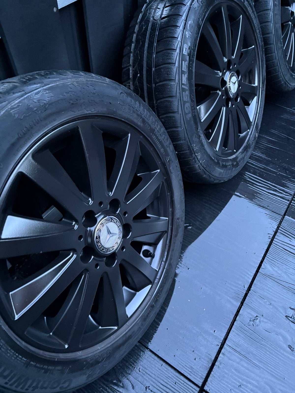 Mercedes 16 inch orginele Borbet velgen voor de A B CLA Tpms, Ophalen, Bestelwagen, 16 inch, Banden en Velgen