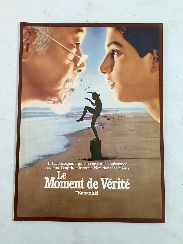 KARATE KID  TECHNISCHE FICHE   ( origineel), Verzamelen, Ophalen of Verzenden, Zo goed als nieuw