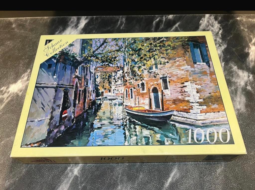 Art puzzel 1000 stukjes Robert Schaar Venice Afternoon, Ophalen of Verzenden, 500 t/m 1500 stukjes, Zo goed als nieuw