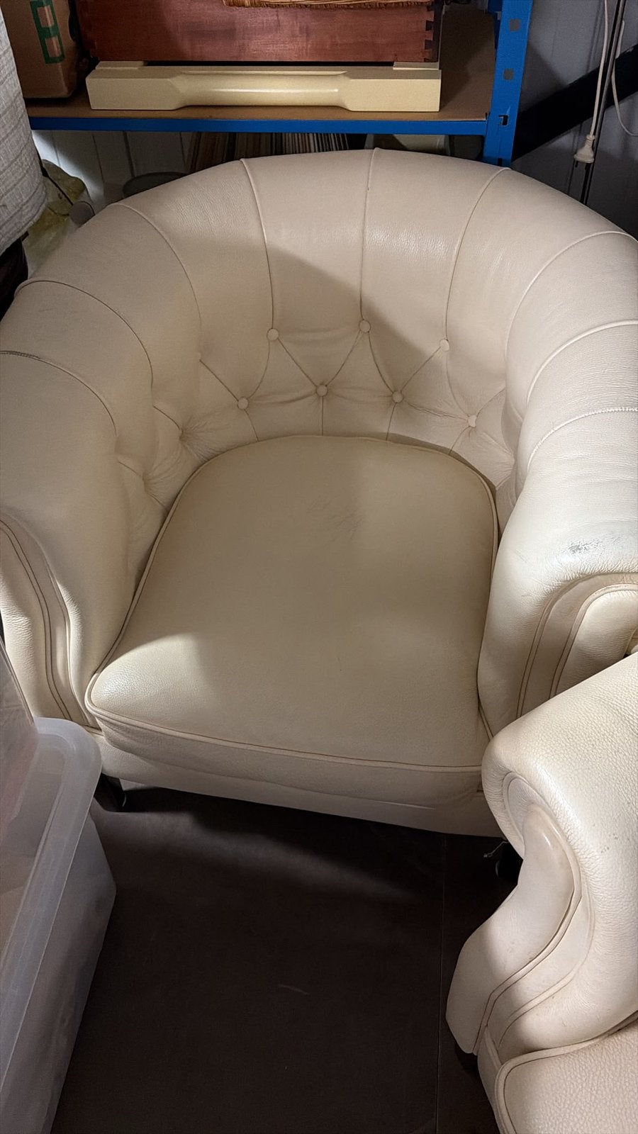 SET 2 fautuils natuzzi 🩵🩵, Ophalen, Zo goed als nieuw, 75 tot 100 cm, 50 tot 75 cm