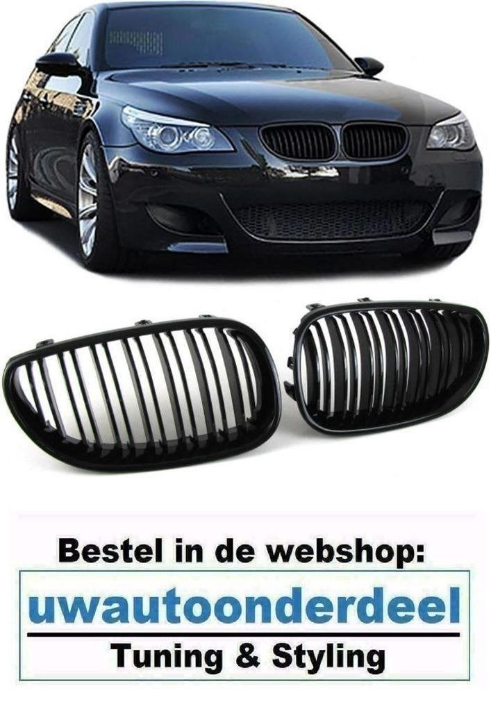 Glans Zwart M Look Grill Voor Bmw 5 Serie E60 E61, Verzenden, Automotive Parts, A.parts@hotmail.nl, Trasmolenlaan 12 3447 GZ Woerden