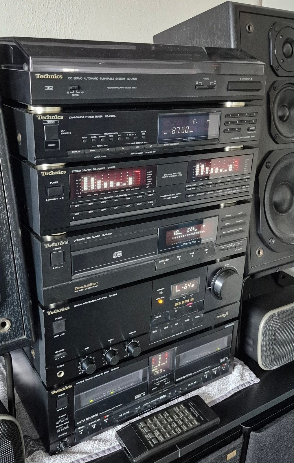 Technics Stereo Set, Overige merken, Gebruikt, Cassettedeck, Losse componenten