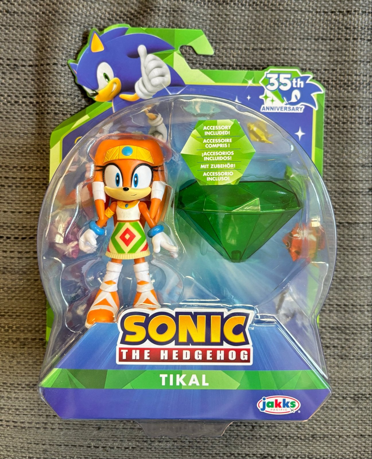 Sonic  Tikal actiefiguur met Master Emerald, Kinderen en Baby's, Speelgoed | Actiefiguren, Ophalen of Verzenden, Nieuw