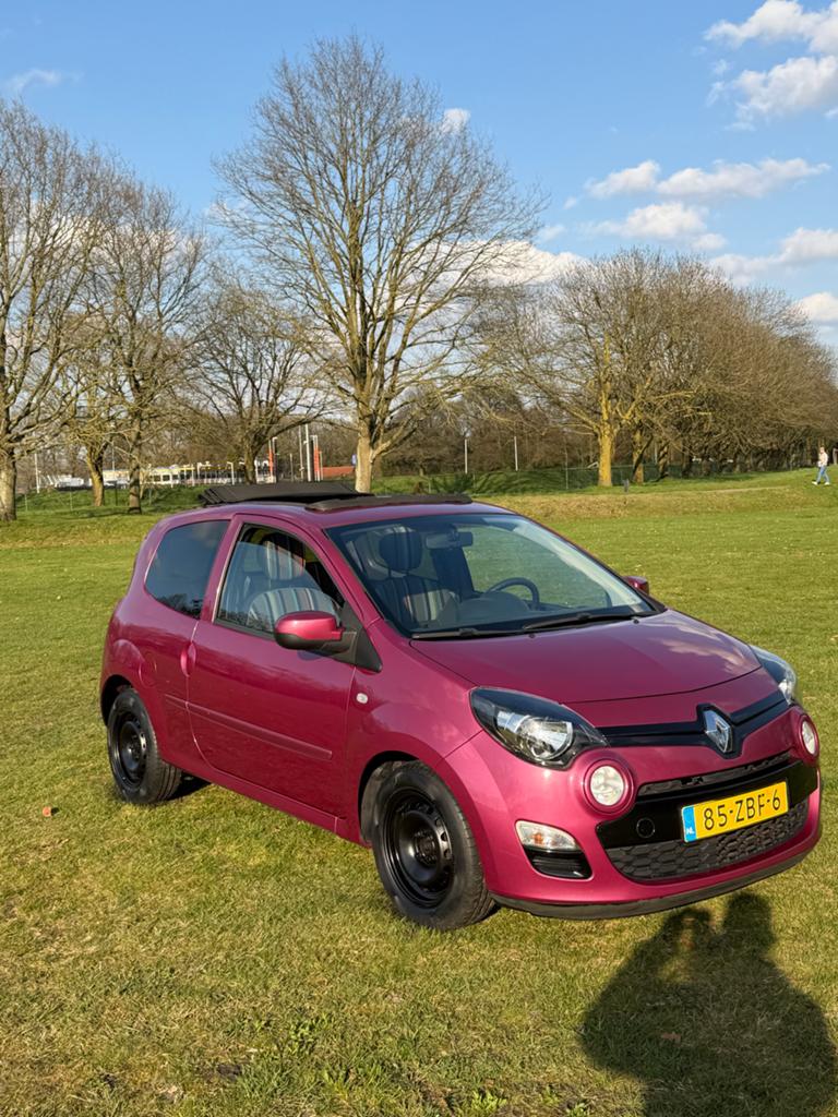 Renault Twingo 2012 schuifdak open dak 2de eig., Auto's, Voorwielaandrijving, 839 kg, 74 pk, Zwart