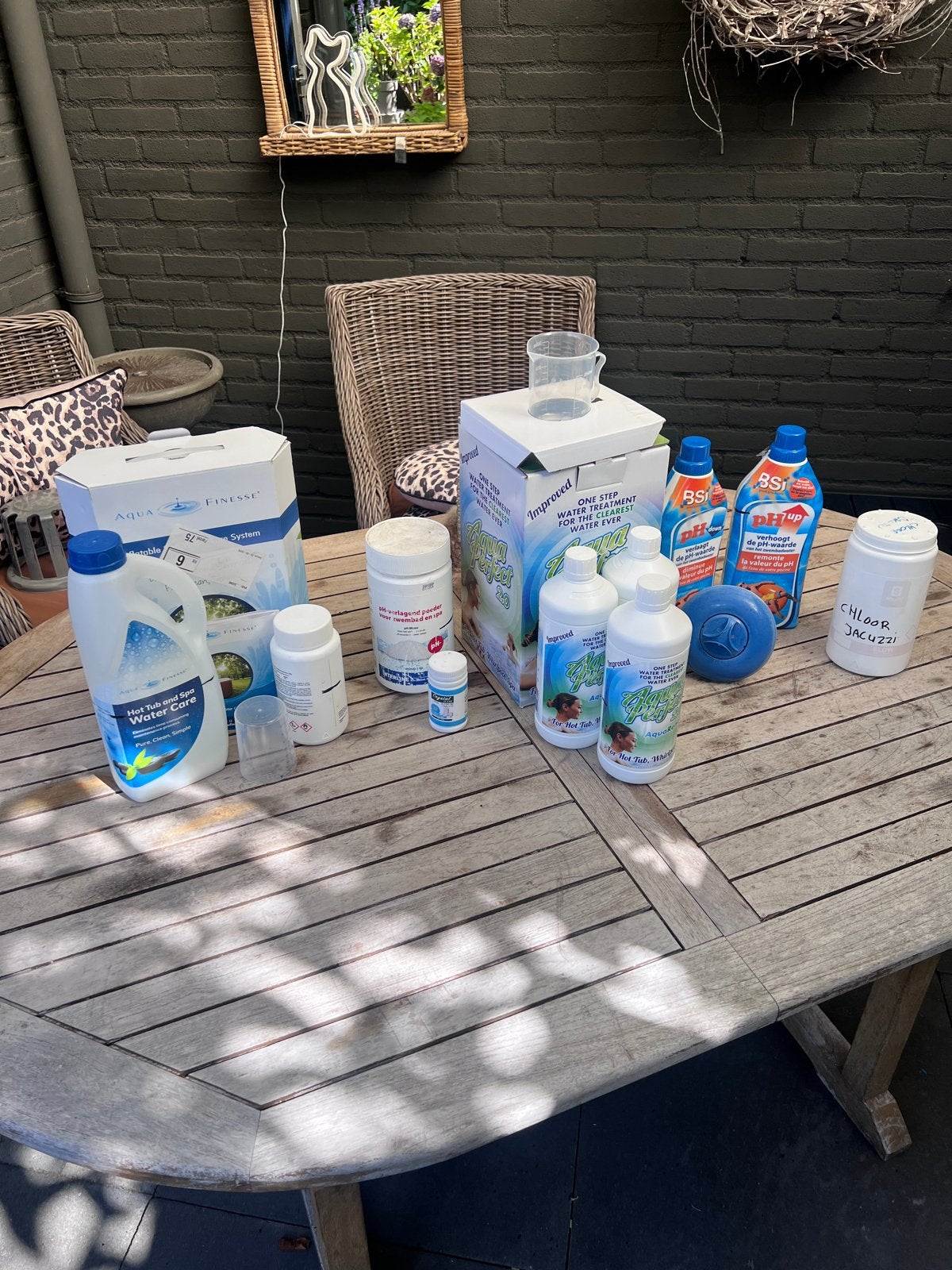 Zwembad/Jacuzzi water onderhoudspakket, Tuin en Terras, Verzenden, Zo goed als nieuw, Reinigingsmiddel