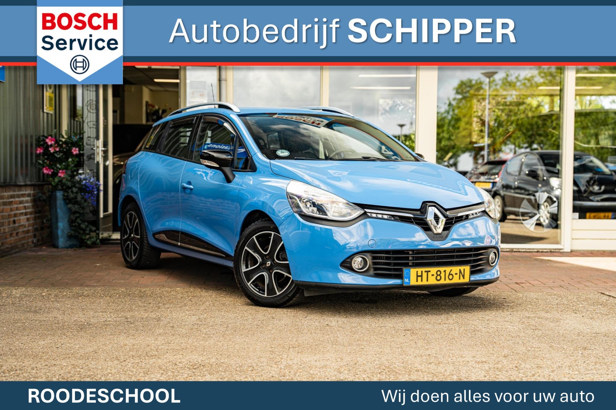 Renault Clio Estate 0.9 TCe Dynamique, Auto's, Voorwielaandrijving, Stof, Electronic Stability Program (ESP), Blauw