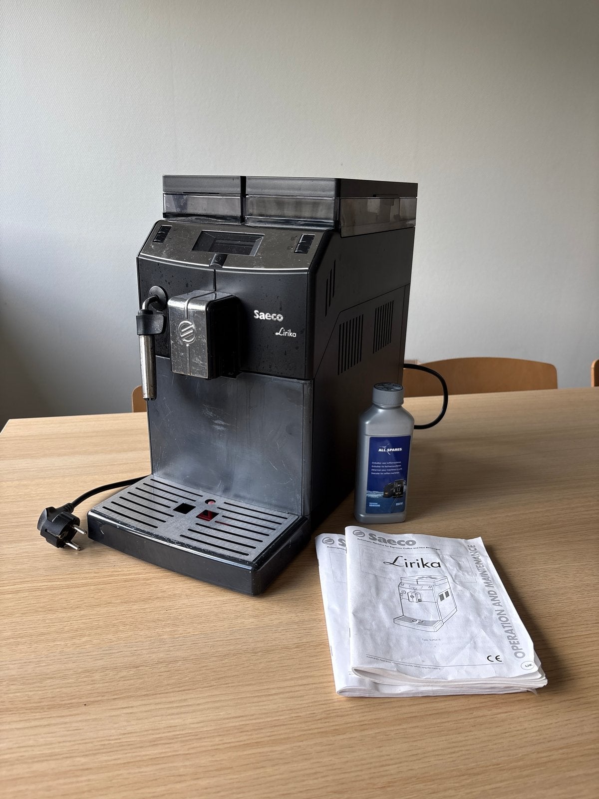 Saeco Lirika Bonenmachine Automatisch Espresso Koffiebonen, Witgoed en Apparatuur, Ophalen, Gebruikt, Koffiemachine, Koffiebonen
