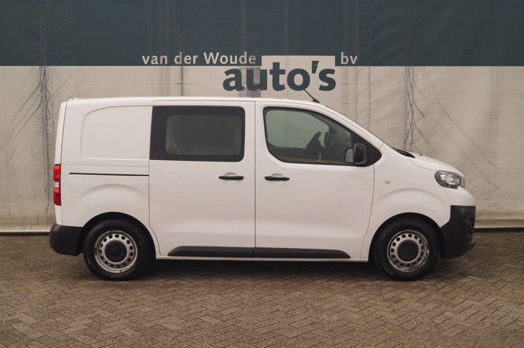 Peugeot Expert 1.5 BlueHDI 120pk Compact Premium -AIRCO-PDC-, Gebruikt, Euro 6, 4 cilinders, Leder en Stof