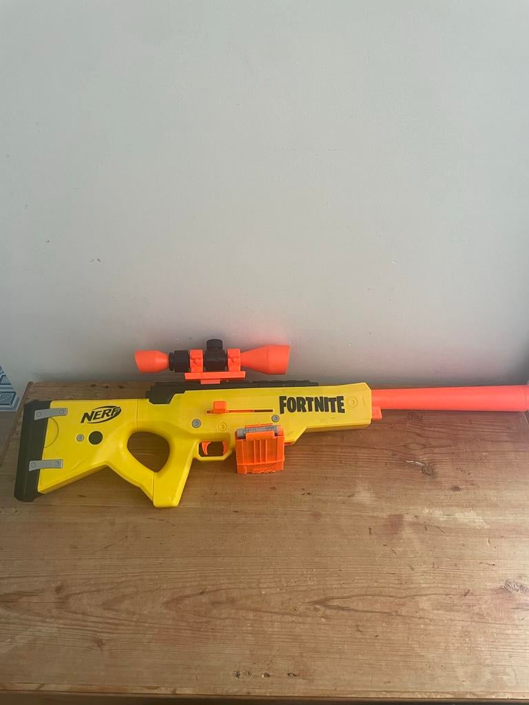 NERF Fortnite BASR-L Blaster met richtkijker, Kinderen en Baby's, Speelgoed | Overig, Gebruikt, Jongen of Meisje, Ophalen of Verzenden