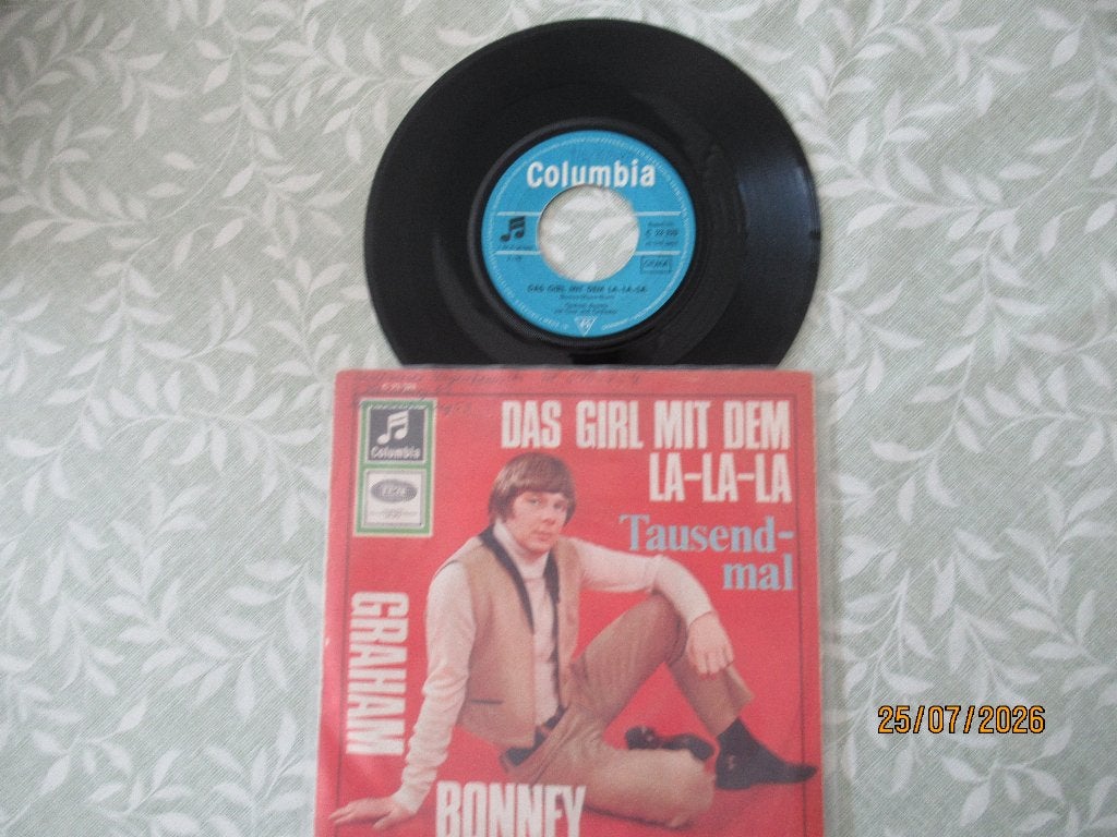 Graham Bonney   Das girl mit dem la,la La., Cd's en Dvd's, Vinyl Singles, Gebruikt, Originele persing, 7 inch, Ophalen of Verzenden