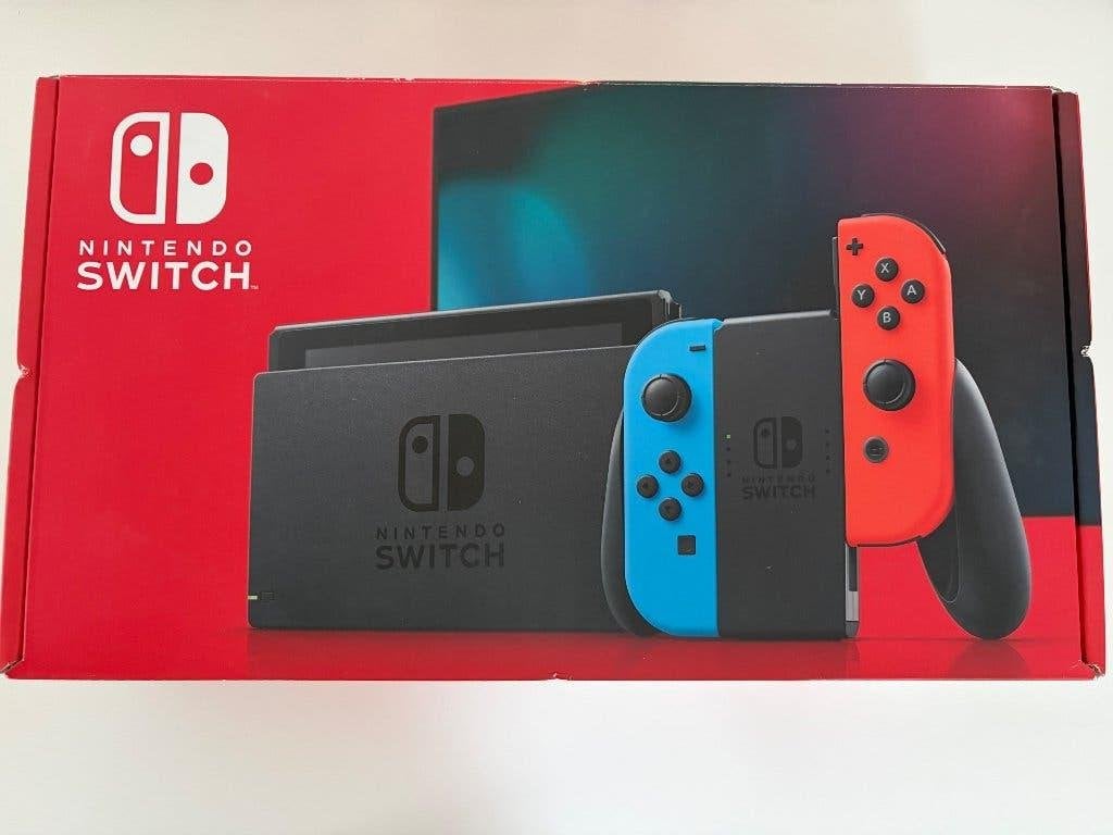 Nintendo switch met doos+Mario hoes+Extra controller+Oplader, Ophalen, Overige genres, Zo goed als nieuw, 3 spelers of meer