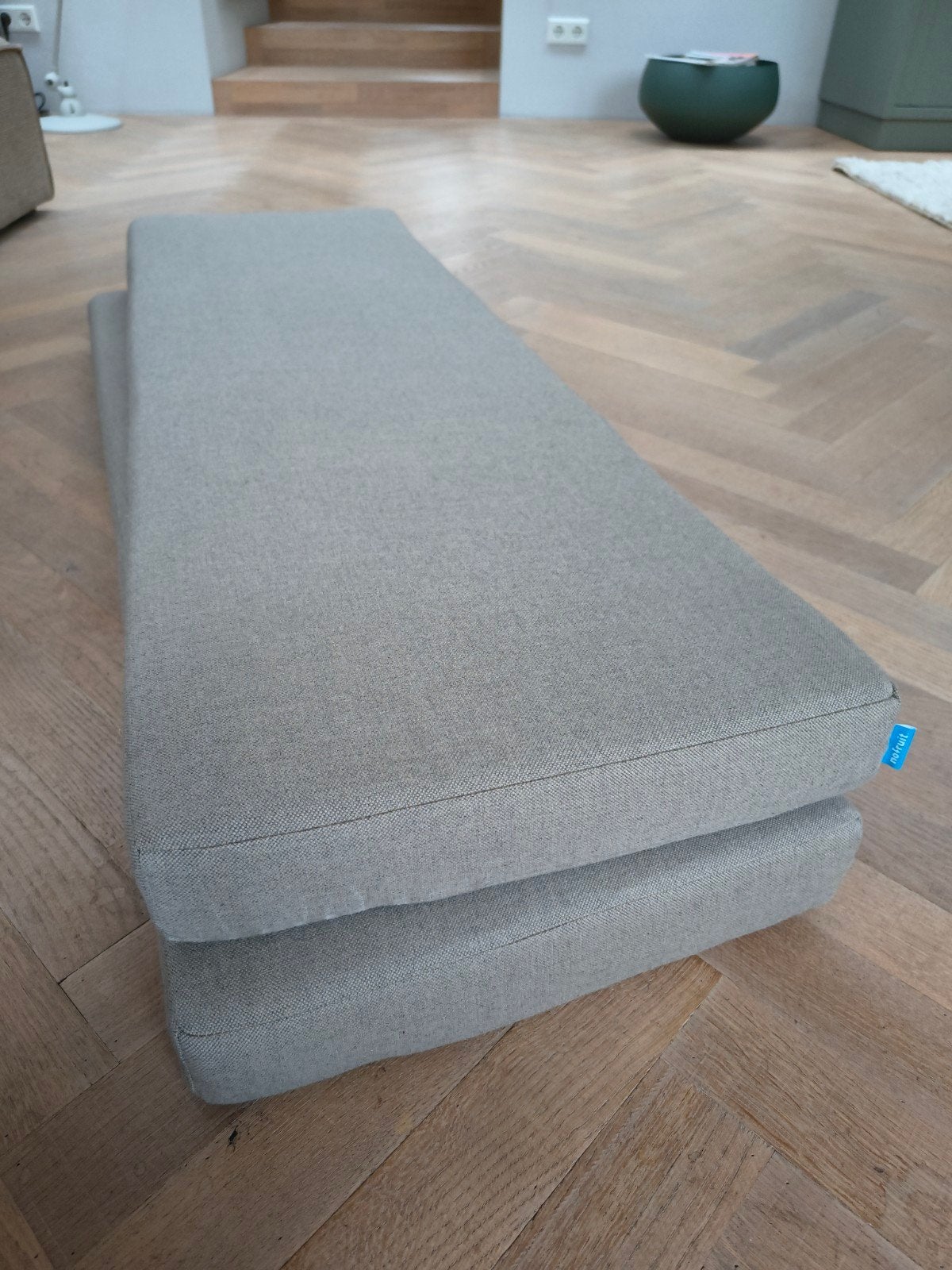 NoFruit beige woonkussens boot kussens  - nieuw, Ophalen, Nieuw
