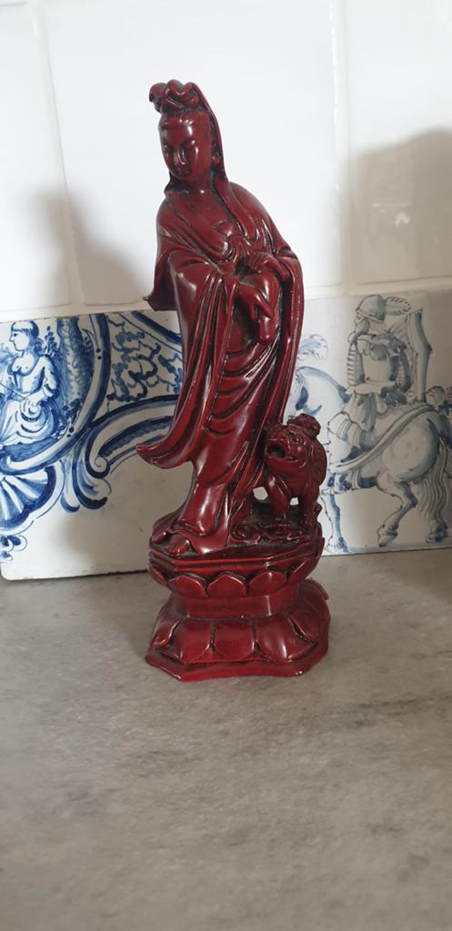Vintage beeld Guan Yin, Ophalen of Verzenden, Zo goed als nieuw