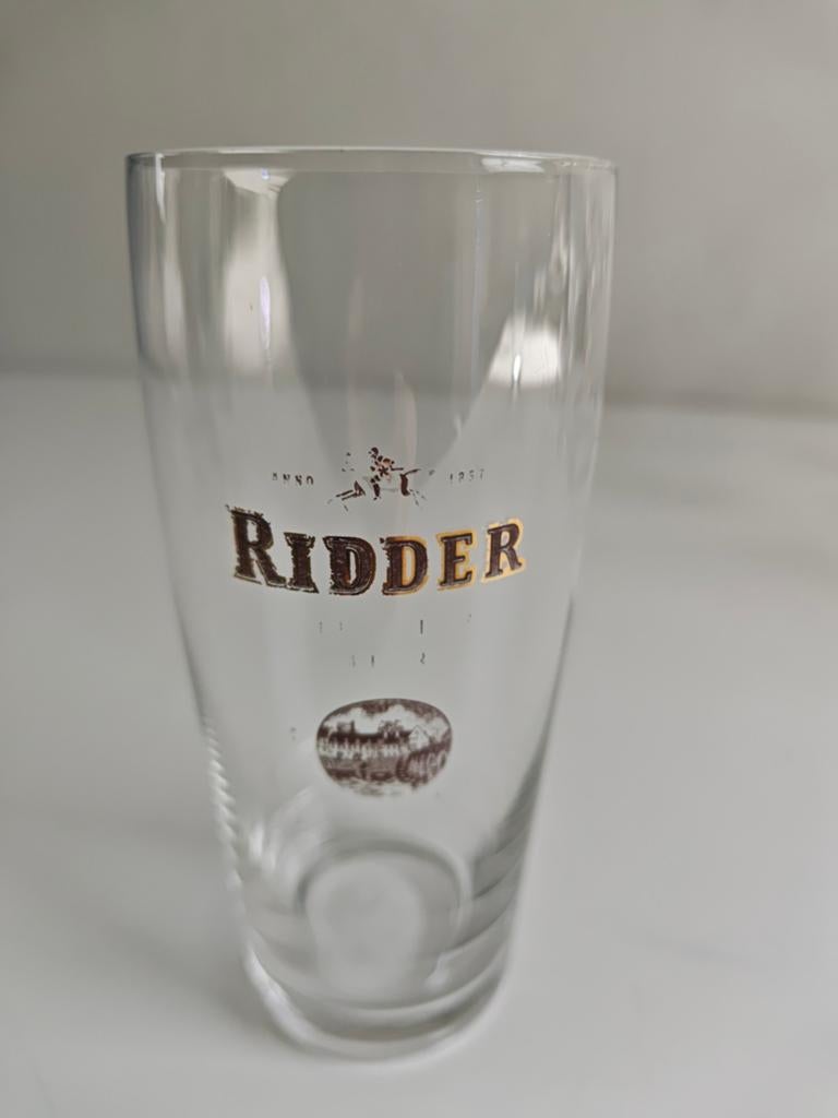 Ridder Bierglas - Vintage Verzamelobject, Ophalen of Verzenden