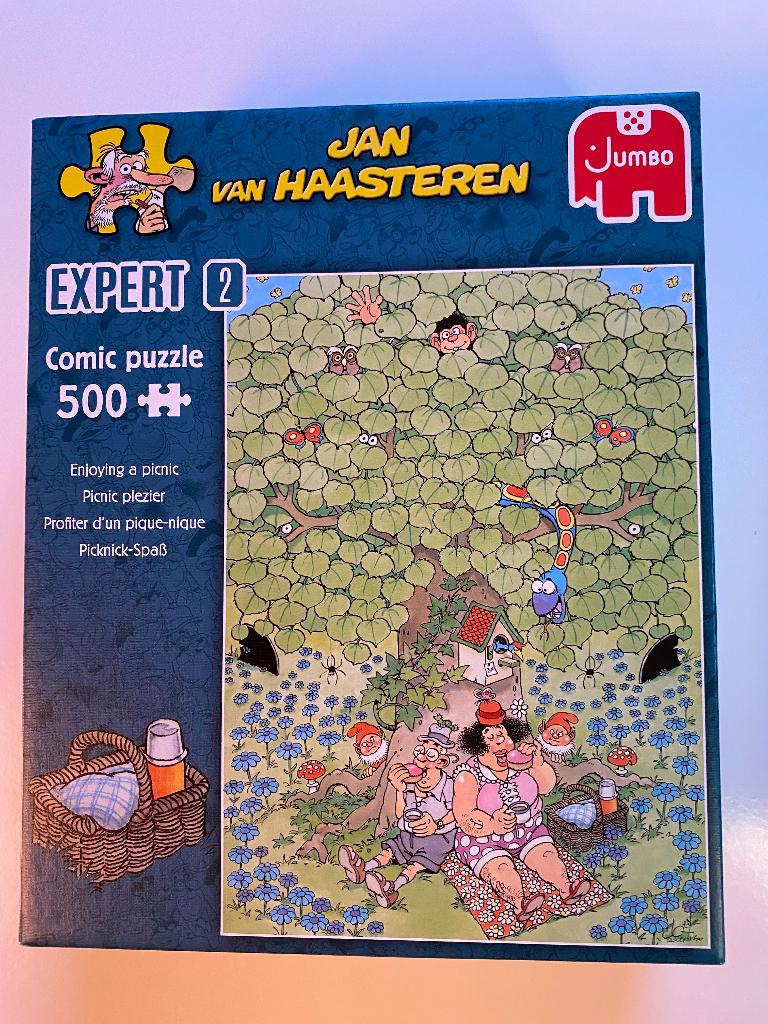 Puzzel Jan van Haasteren, Hobby en Vrije tijd, Denksport en Puzzels, Ophalen of Verzenden, 500 t/m 1500 stukjes, Gebruikt, Legpuzzel