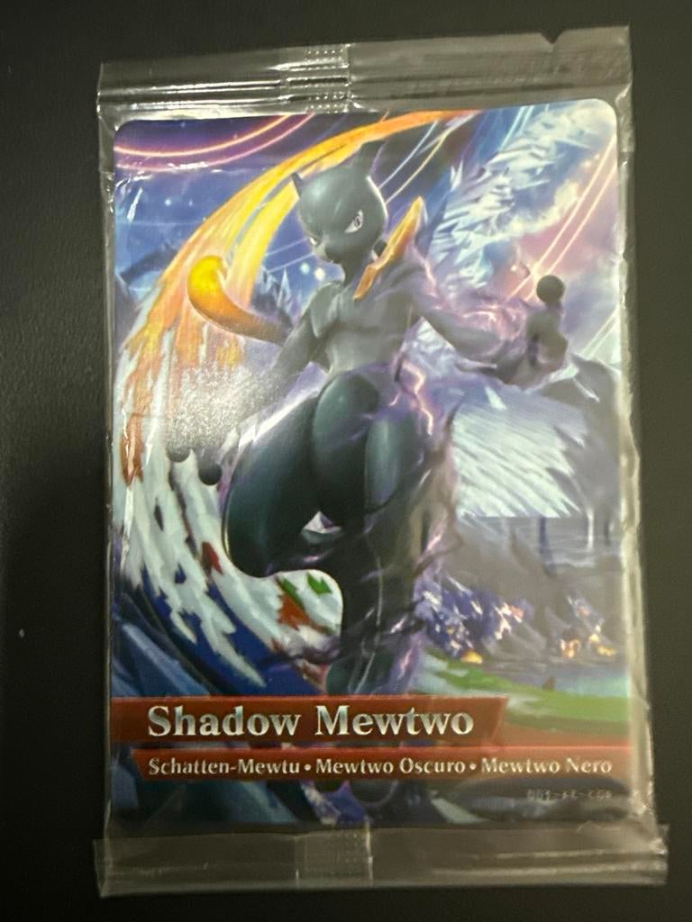 Shadow Mewtwo Pokémon Amiibo  Kaart - Nieuw in verpakking, Hobby en Vrije tijd, Verzamelkaartspellen | Pokémon, Nieuw, Losse kaart