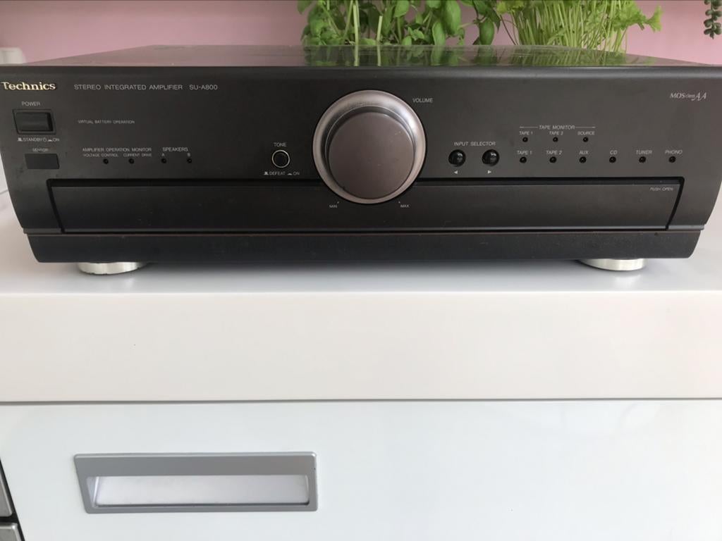 Technics SU 800 versterker, Ophalen of Verzenden, Zo goed als nieuw, 120 watt of meer, Overige merken