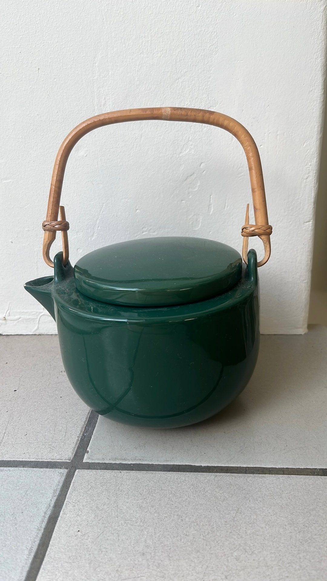 Sostrene grene groene theepot, Huis en Inrichting, Ophalen of Verzenden, Zo goed als nieuw, Overige stijlen
