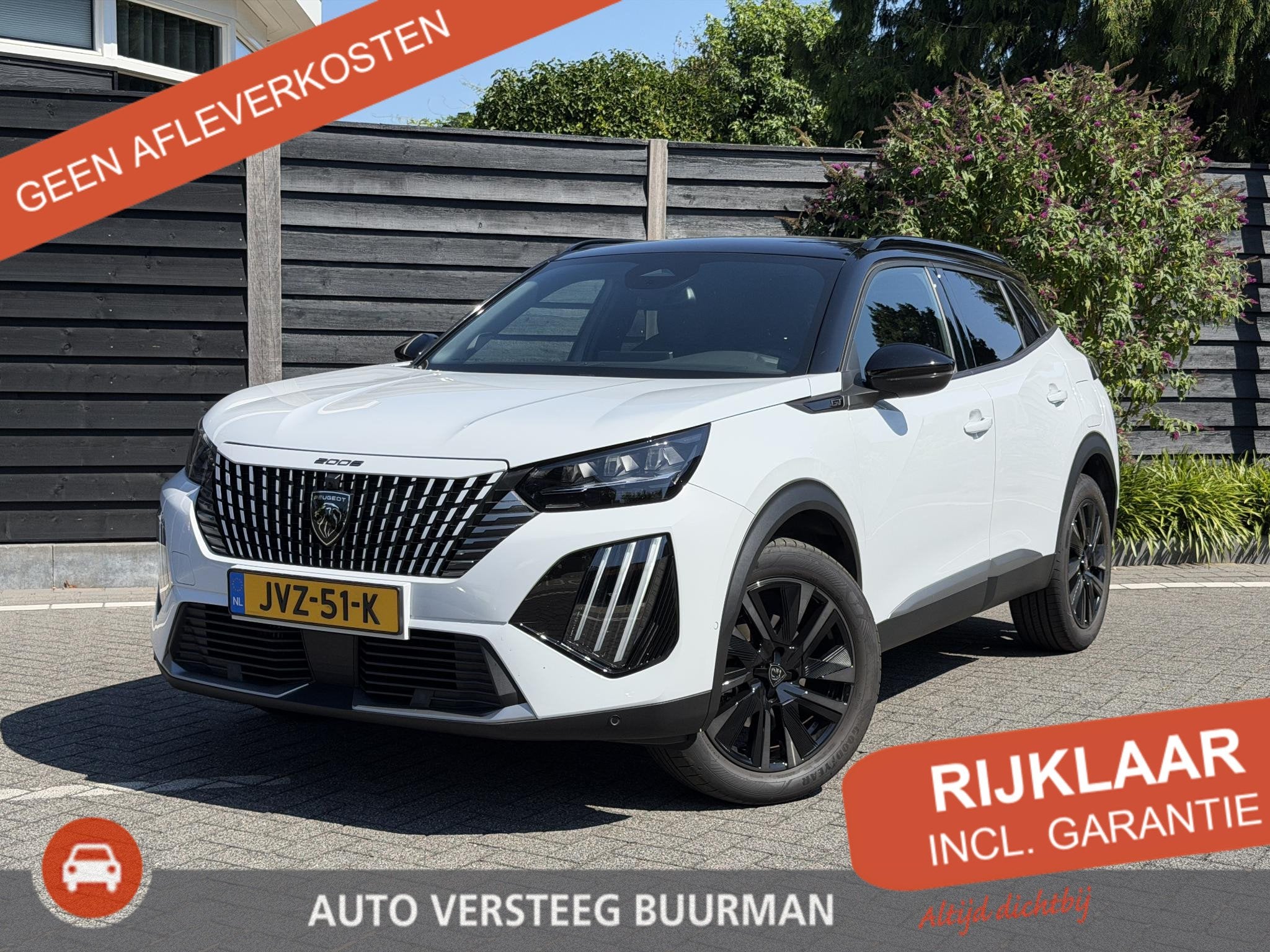 Peugeot 2008 GT 1.2 Hybrid 145PK e-DCS6 Automaat Navigatie,, Gebruikt, 1199 cc, Leder en Stof, Origineel Nederlands