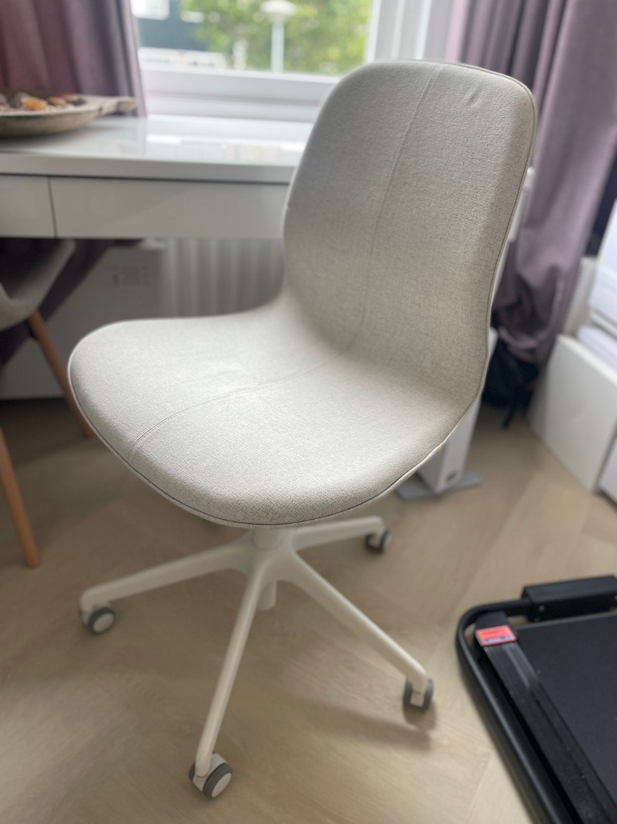 bureaustoel LÅNGFJÄLL, Ophalen, Zo goed als nieuw, Beige