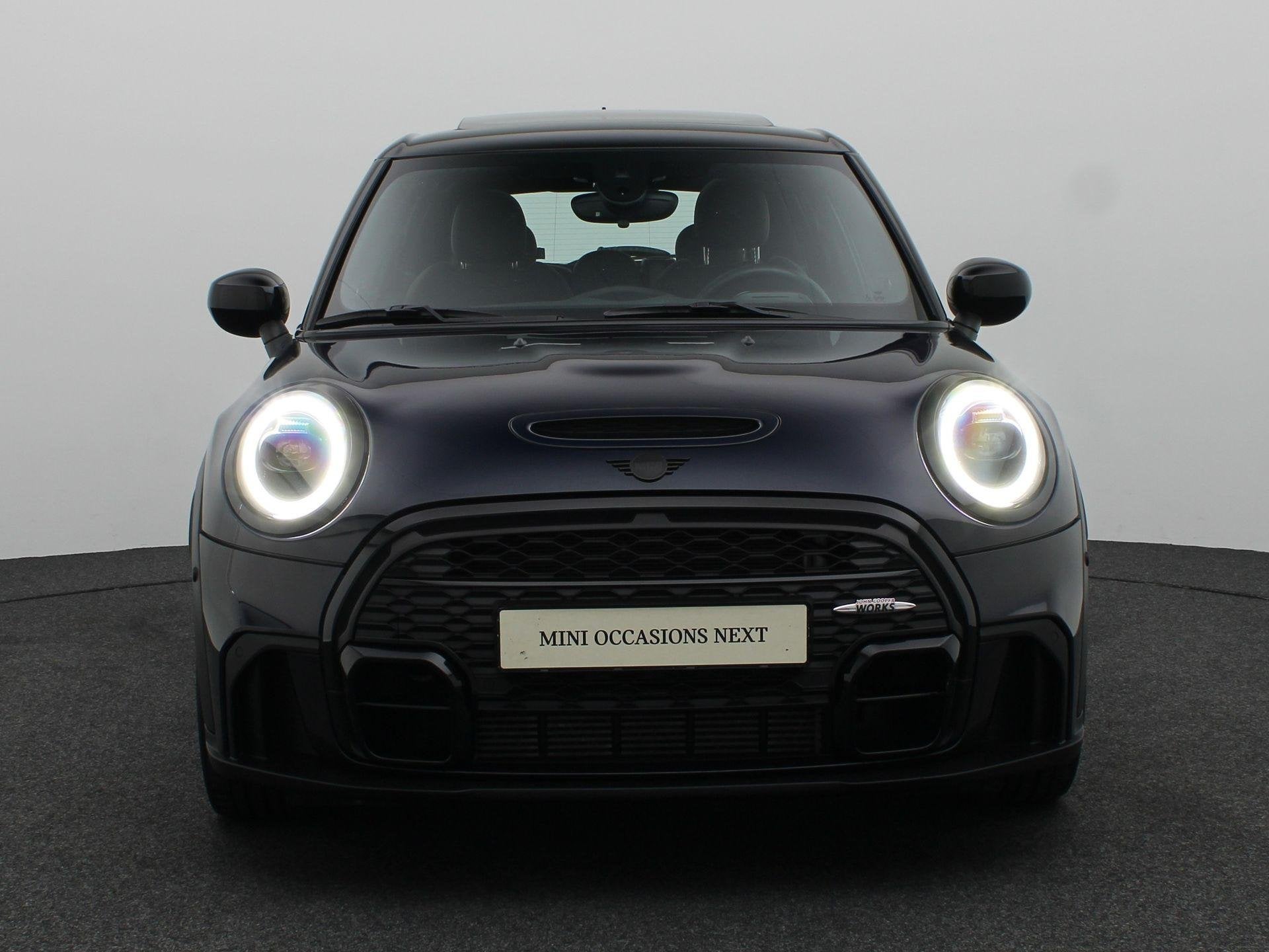 MINI 5-Deurs Cooper S John Cooper Works + Panoramadak + Lede, 1998 cc, 4 cilinders, Met garantie (alle), Blauw