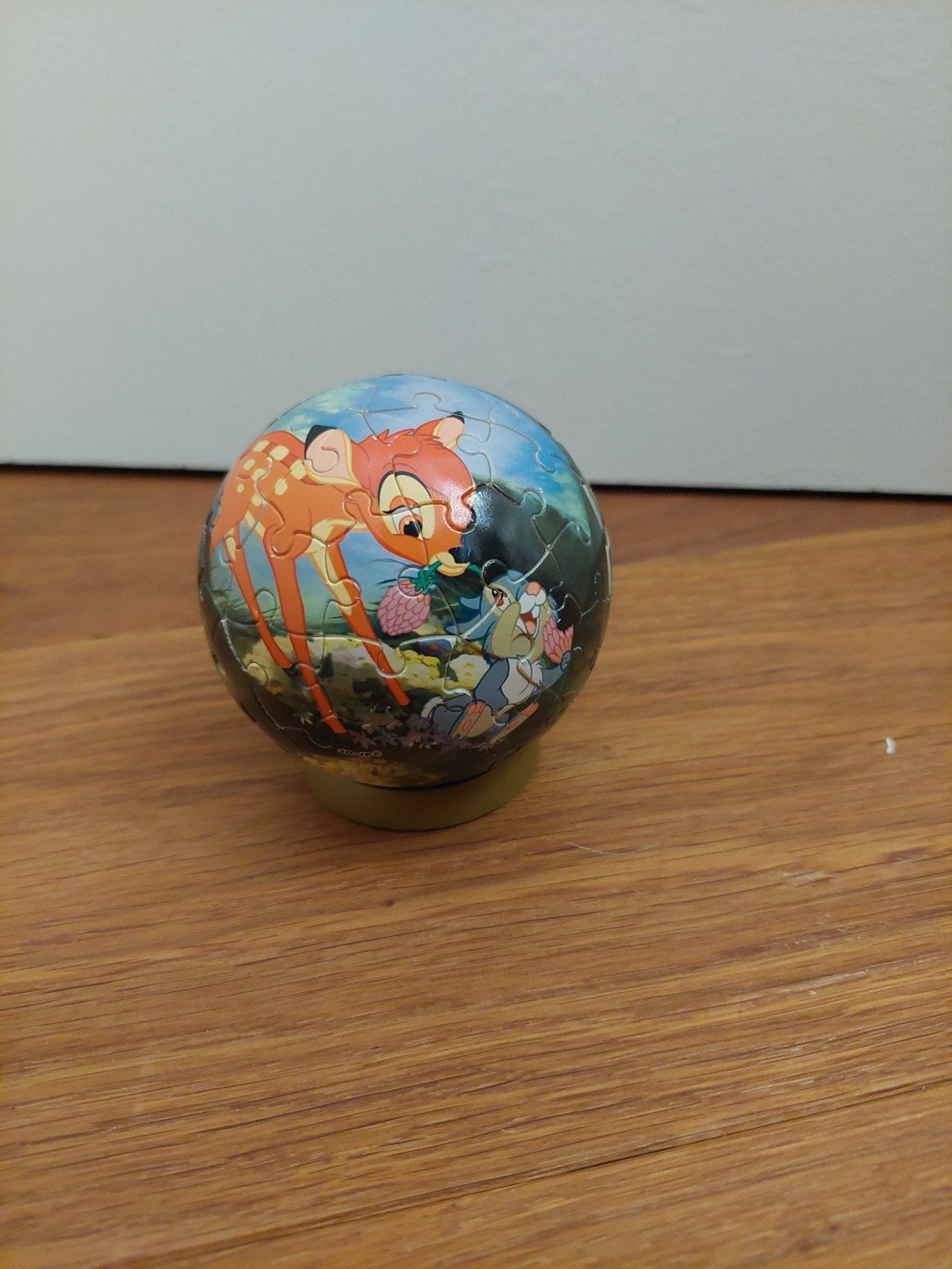 Disney Puzzleball Bambi - Ravensburger 60 stukjes, Ophalen of Verzenden, Minder dan 500 stukjes, Gebruikt, Rubik's of 3D-puzzel